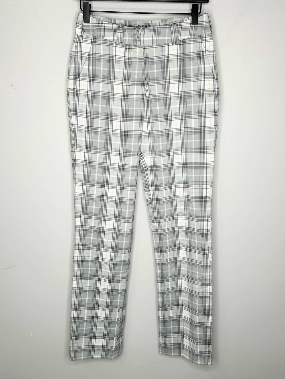 Nike Grey Plaid Golf Pants Size 0 NWT